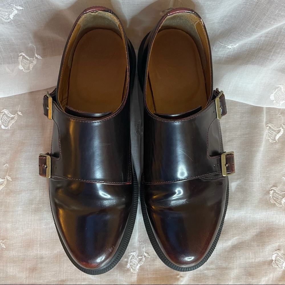 Dr. Marten’s Pandora Style Shoe in Cherry Red Leather